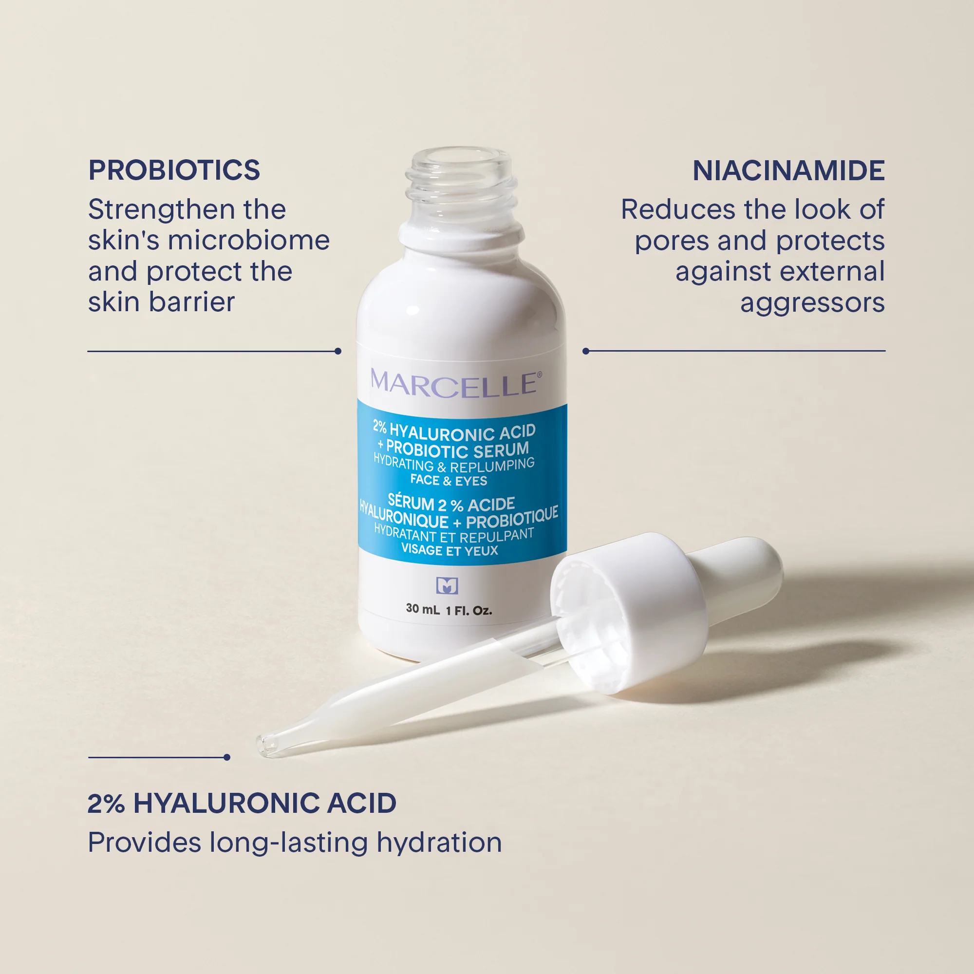 Sérum 2 % acide hyaluronique + probiotique - 30 mL - Image 6