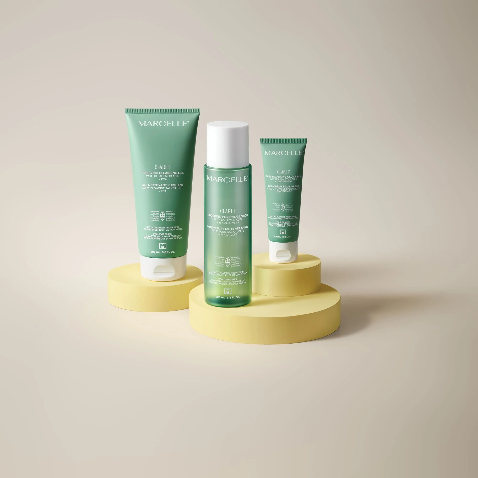 Clari-T Gel nettoyant purifiant avec 1 % d'acide salicylique + PCA - Image 4