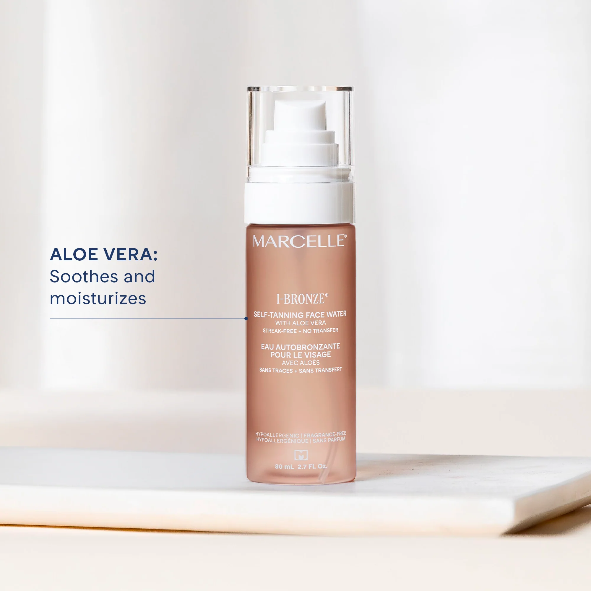 I-Bronze Eau autobronzante pour le visage avec aloès - Image 4