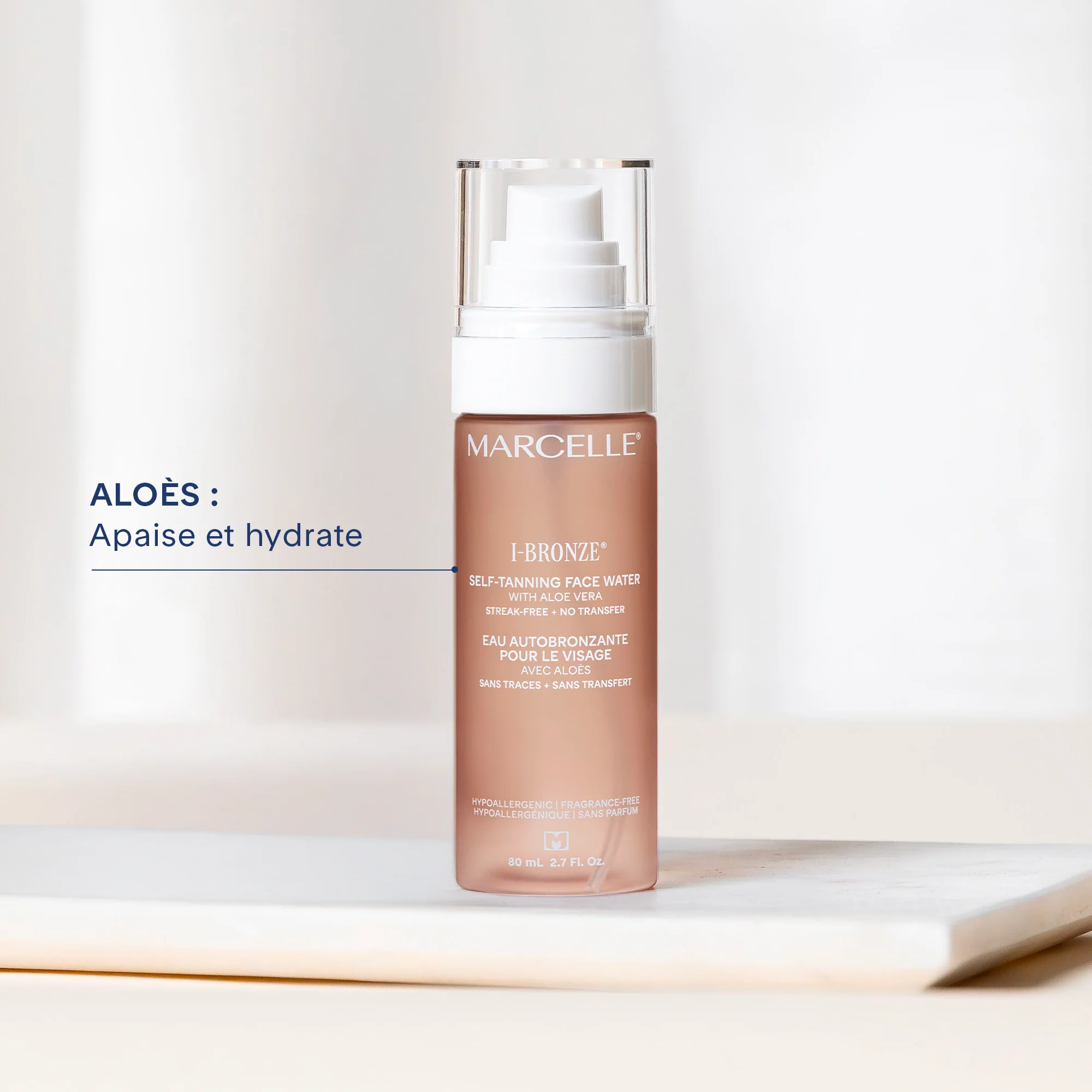 I-Bronze Eau autobronzante pour le visage avec aloès - Image 5