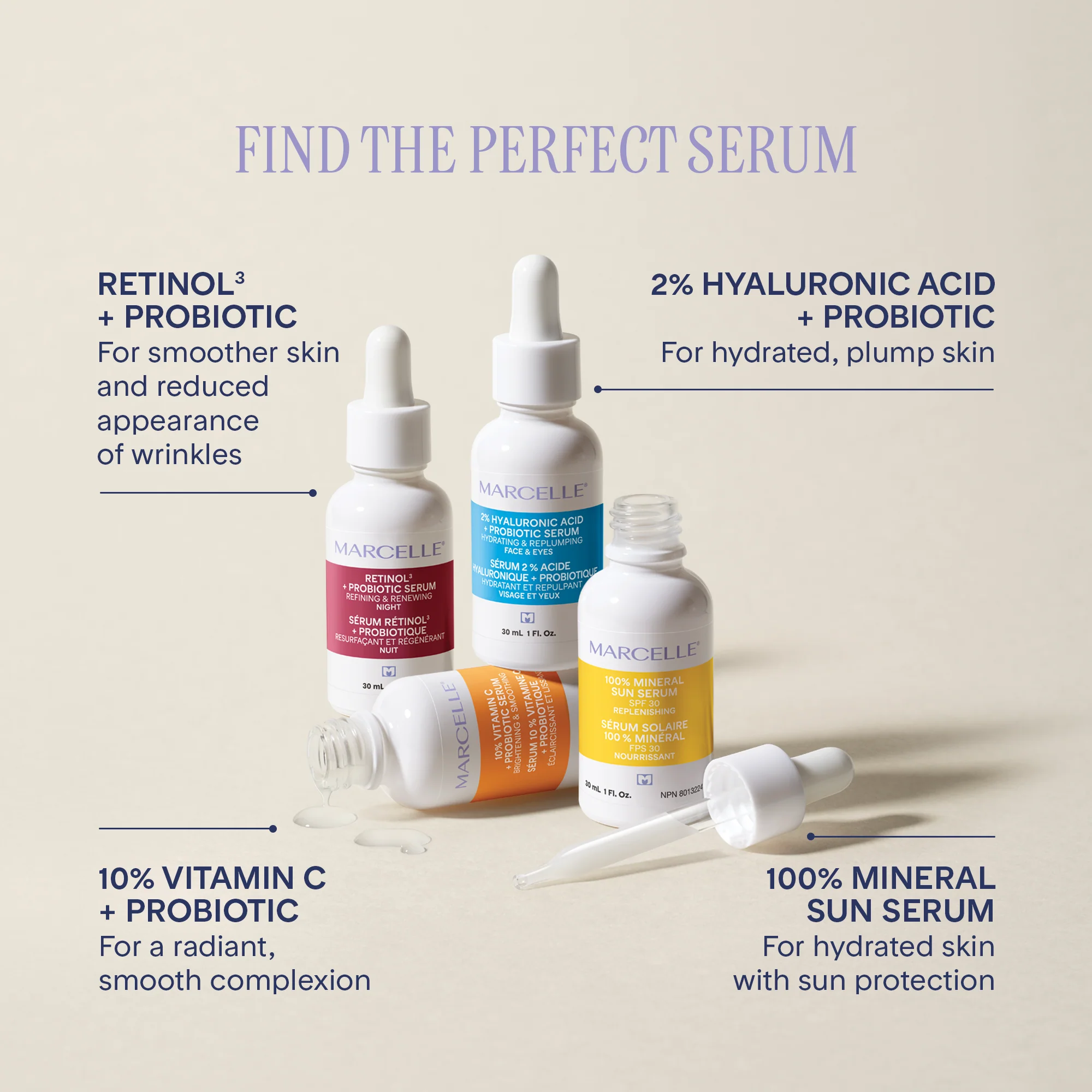 Sérum de nuit retinol³ + probiotique 30 ML - Image 11