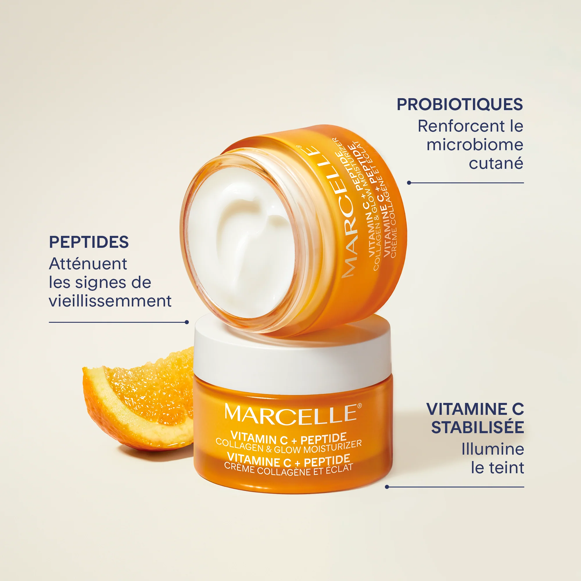 Crème collagène et éclat vitamine C + peptide - Image 6