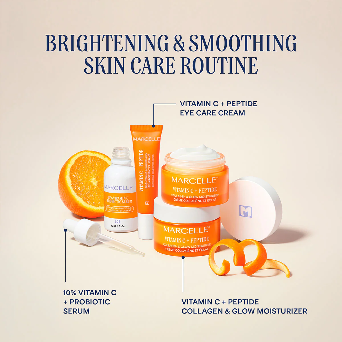 Crème contour des yeux - Éclaircissante et lissante vitamine C + peptide - Image 8
